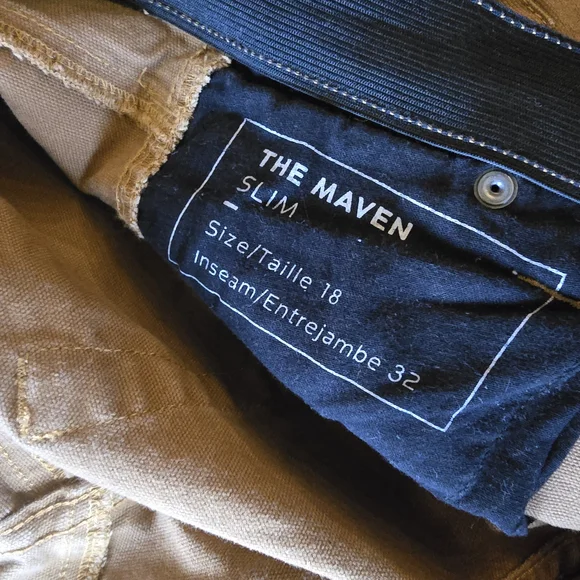 Dovetail Womens Canvas Tan Pants - Picture 9 of 11